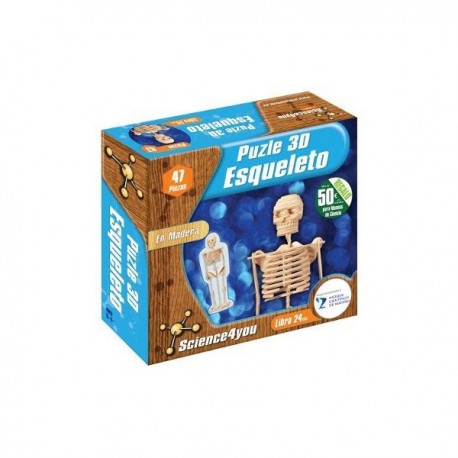 Libro + Puzle 3D Esqueleto
